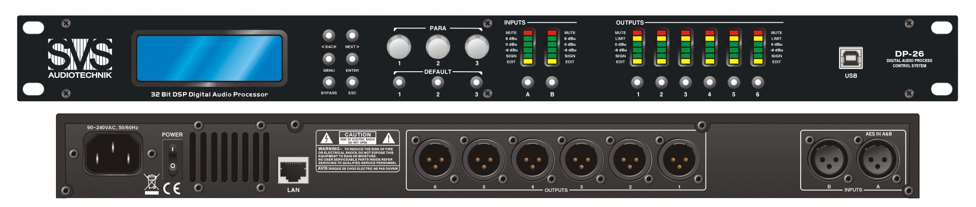 SVS Audiotechnik DP-26 Цифровой процессор: 2 входа 6 выходов в Башкортостане